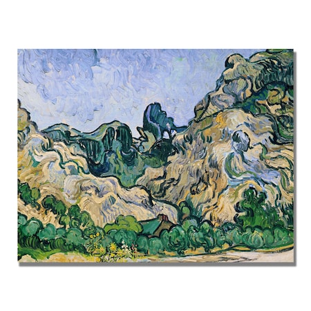 Vincent Van Gogh 'The Alpilles 1889' Canvas Art,35x47